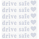 Laser PVC Drive Safe Self Adhesive Car Stickers(STIC-WH0013-09A)-1