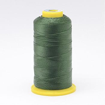 Nylon Sewing Thread, Dark Sea Green, 0.4mm, about 400m/roll
