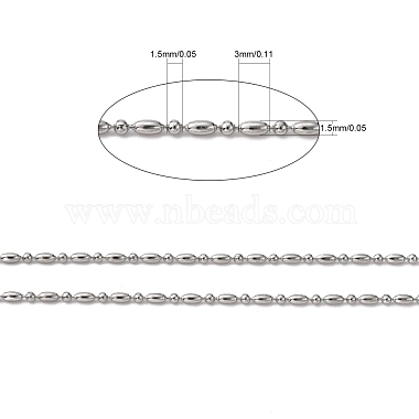 Chaîne à billes en 304 acier inoxydable(CHS-A002D-1.5mm)-2