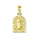 Real 18K Gold Plated Brass Micro Pave Clear Cubic Zirconia Pendants(KK-H472-36C-G)-1