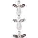 Angel Fairy Shape Electroplate Transparent Glass Beads Strands(AJEW-JB01181-01)-1