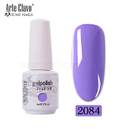 8ml Special Nail Gel, for Nail Art Stamping Print, Varnish Manicure Starter Kit, Lilac, Bottle: 25x66mm(MRMJ-P006-G077)