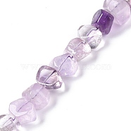 Natural Ametrine Beads Strands, Nuggets, 10~12x13~16.5x8~10mm, Hole: 1mm, about 39pcs/strand, 15.94 inch(40.5cm)(G-F742-01)