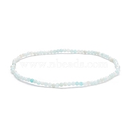 Natural Amazonite Beaded Stretch Bracelet, Gemstone Jewelry for Women, Wide: 2mm, Inner Diameter: 2-1/4 inch(5.7cm)(BJEW-JB08484-03)