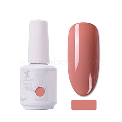 15ml Special Nail Gel, for Nail Art Stamping Print, Varnish Manicure Starter Kit, Indian Red, Bottle: 34x80mm(MRMJ-P006-B016)