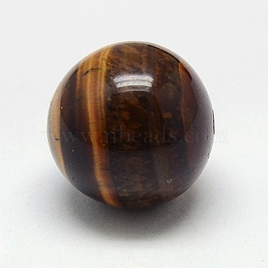 Natürlichen Tigerauge buddhistischen Perlen(X-G-M011-01C)-2