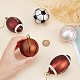 chgcraft 6pcs pendentifs boule de Noël en plastique pour football(DIY-CA0003-20)-3