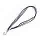 Waxed Cord and Organza Ribbon Necklace Making(X-NCOR-T002-332)-2