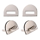 WADORN&reg Zinc Alloy Bag Twist Lock Accessories(FIND-WR0004-48)-1