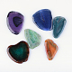 Mixed Shape Dyed Natural Crackle Agate Big Pendants(G-R275-313)-1