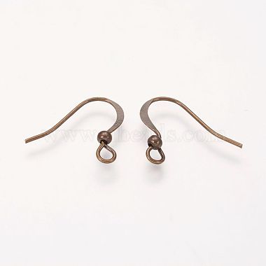 Brass Earring Wire Hooks(X-KK-Q369-AB)-2