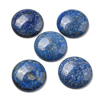 Natural Lapis Lazuli Cabochons, Flat Round, 30x7~8.5mm
