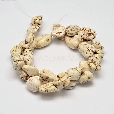 Dyed Nuggets Natural Magnesite Beads Strands(G-M139-01-A)-2