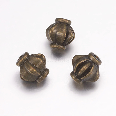 8mm Bicone Alloy Beads