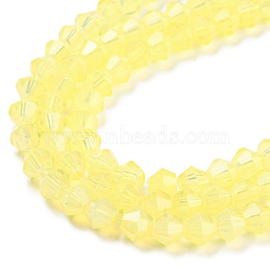 Baking Painted Transparent Glass Beads Strands(DGLA-F029-J4mm-06)-4