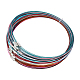 60Pcs 12 Colors  Stainless Steel Wire Necklace Cord DIY Jewelry Making(TWIR-UN0001-10)-1