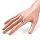 Gemstone Chips Finger Ring(RJEW-JR00495)-3