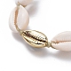 Adjustable Waxed Cotton Cord Braided Bead Bracelets Sets(X-BJEW-JB05121)-5