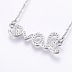 304 Stainless Steel Pendant Necklaces(NJEW-H486-15P)-2