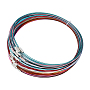 1mm Mixed Color Stainless Steel Necklaces(TWIR-UN0001-10)