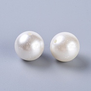 24MM Creamy White Color Imitation Pearl Loose Acrylic Beads Round Beads for DIY Fashion Kids Jewelry, 24mm, Hole: 3mm(X-PACR-24D-12)