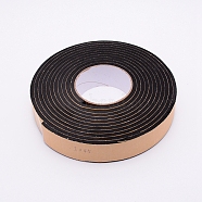 Strong Adhesion EVA Sponge Foam Rubber Tape, Anti-Collision Seal Strip, Black, 45x5mm, 5m/roll(TOOL-WH0129-27-28)