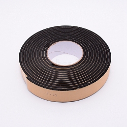 Strong Adhesion EVA Sponge Foam Rubber Tape, Anti-Collision Seal Strip, Black, 45x5mm, 5m/roll(TOOL-WH0129-27-28)