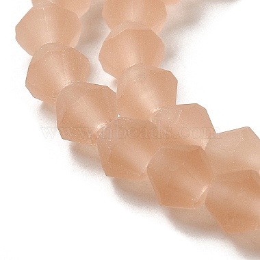 Imitez des brins de perles de verre dépoli en cristal autrichien(GLAA-F029-TM2mm-B12)-3