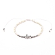 Bracelet de perles tressées en cordon de nylon ajustable(BJEW-JB05732-03)-1
