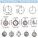 60Pcs 10 Styles Alloy Pendants(FIND-SC0006-70)-2