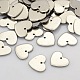 Heart 304 Stainless Steel Stamping Blank Tag Charms(STAS-N025-09)-2