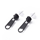 Alloy Zipper Buckle Dangle Stud Earrings with Iron Pins for Women(EJEW-A090-01E)-1