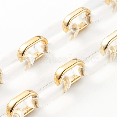 Handmade 3 Strands 3 Styles CCB Plastic Cable Chains(AJEW-JB00960)-8