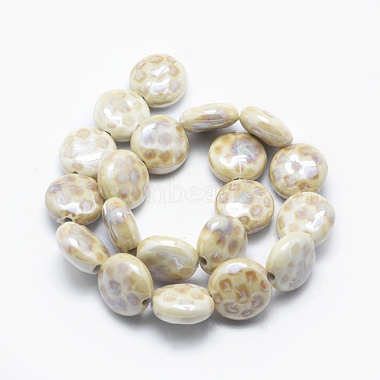 Handmade Eco-Friendly Porcelain Beads(PORC-P027-B01)-2