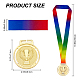 creatcabin 3pcs 3 couleurs médaille en alliage de zinc(AJEW-CN0001-33)-2