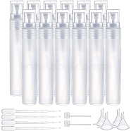 DIY Kit, with Plastic Spray Bottle, Plastic Funnel Hopper, Pipettes Dropper and Plastic Pump, Clear, 13.55cm, Capacity: 20ml(DIY-BC0002-13A)