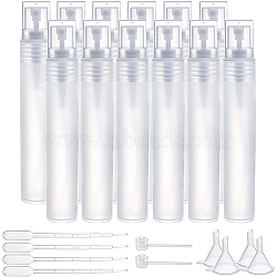 DIY Kit, with Plastic Spray Bottle, Plastic Funnel Hopper, Pipettes Dropper and Plastic Pump, Clear, 13.55cm, Capacity: 20ml(DIY-BC0002-13A)