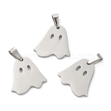 Stainless Steel Color Ghost 304 Stainless Steel Pendants