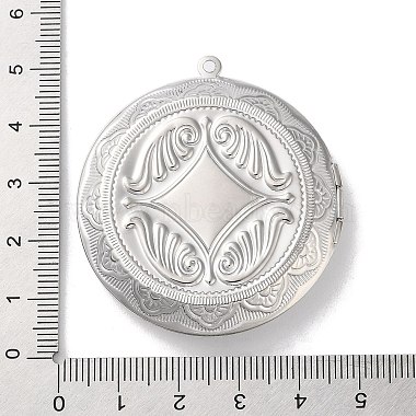 placage en laiton latonnier pendentif cabochon paramètres(KK-F090-06P)-4