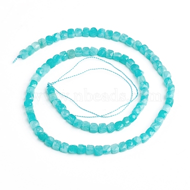 Chapelets de perles en amazonite naturelle(G-E560-A02-4mm)-2