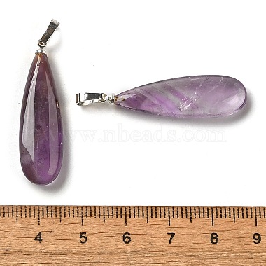 pendentifs améthyste naturelles(G-Q192-07P-03)-3