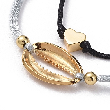 Ensembles de bracelets de perles tressées en fil de nylon réglable(X-BJEW-JB05039-01)-3