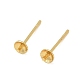 Brass Stud Earring Findings(KK-A300-29A-G)-1