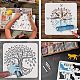 Large Plastic Reusable Drawing Painting Stencils Templates(DIY-WH0202-404)-4