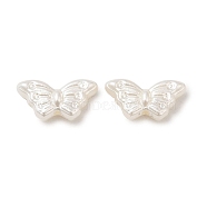 ABS Imitation Pearl Beads, Butterfly, Ghost White, 8x15x4.5mm, Hole: 1.2mm(OACR-Q194-02)