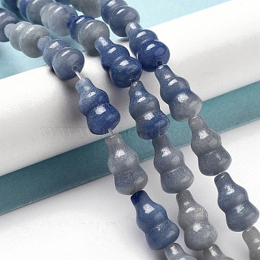 Natural Blue Aventurine Beads Strands(G-P528-G03-01)-2