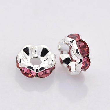 Brass Rhinestone Spacer Beads(RB-A014-L8mm-23S-NF)-2