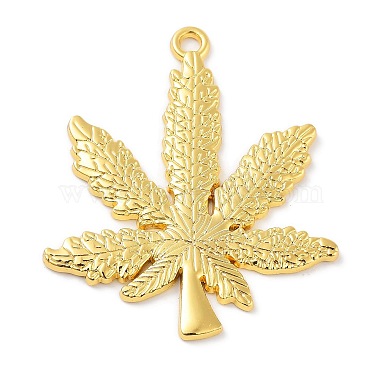 Golden Leaf Alloy Pendants