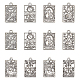 24Pcs 6 Style Rack Plating Alloy Pendants(FIND-CA0006-68)-1