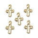 Brass Tiny Cross Charms(KK-L205-10G)-1
